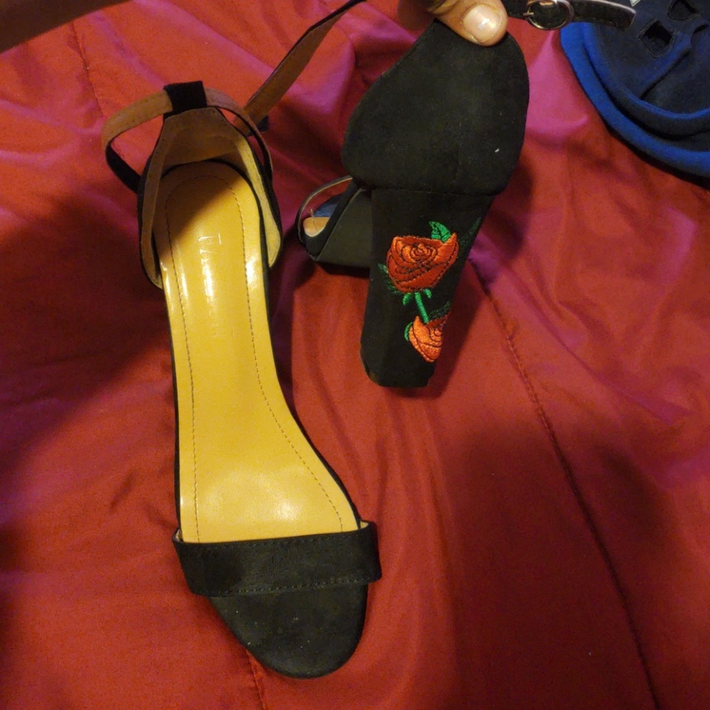Strappy heels